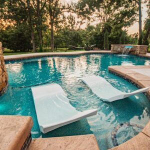 Custom inground pool in Oklahoma