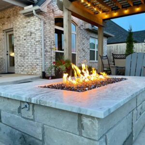 Outdoor fire pit service in Edmond Oklahoma