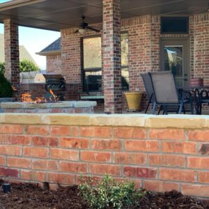 outdoor living stone fire pit service Oklahoma