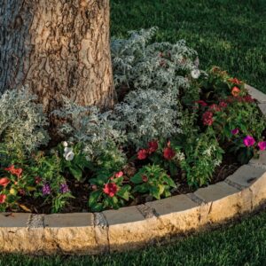 front yard edging hardscaping service in OKC