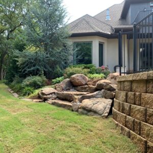 Outdoor living hardscaping service OKC