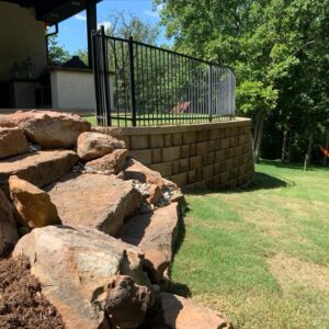 Outdoor living hardscaping service Oklahoma