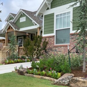 front yard hardscaping service in Oklahoma City