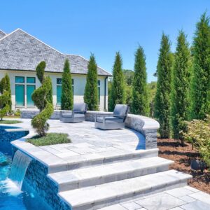 Edmond OK Design and Build poolside landscape service