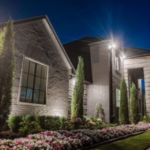 Outdoor Landscape lighting service in Edmond Oklahoma