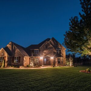 Outdoor lighting for landscape in Oklahoma City