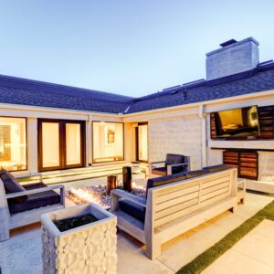 Outdoor living seating area service in Oklahoma City