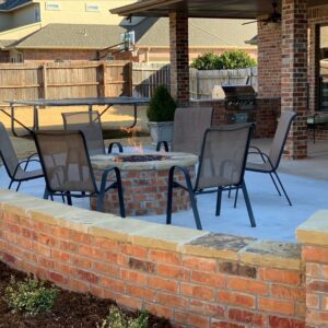 OKC Outdoor living concrete patio service