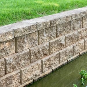 Pond retaining wall service in OKC