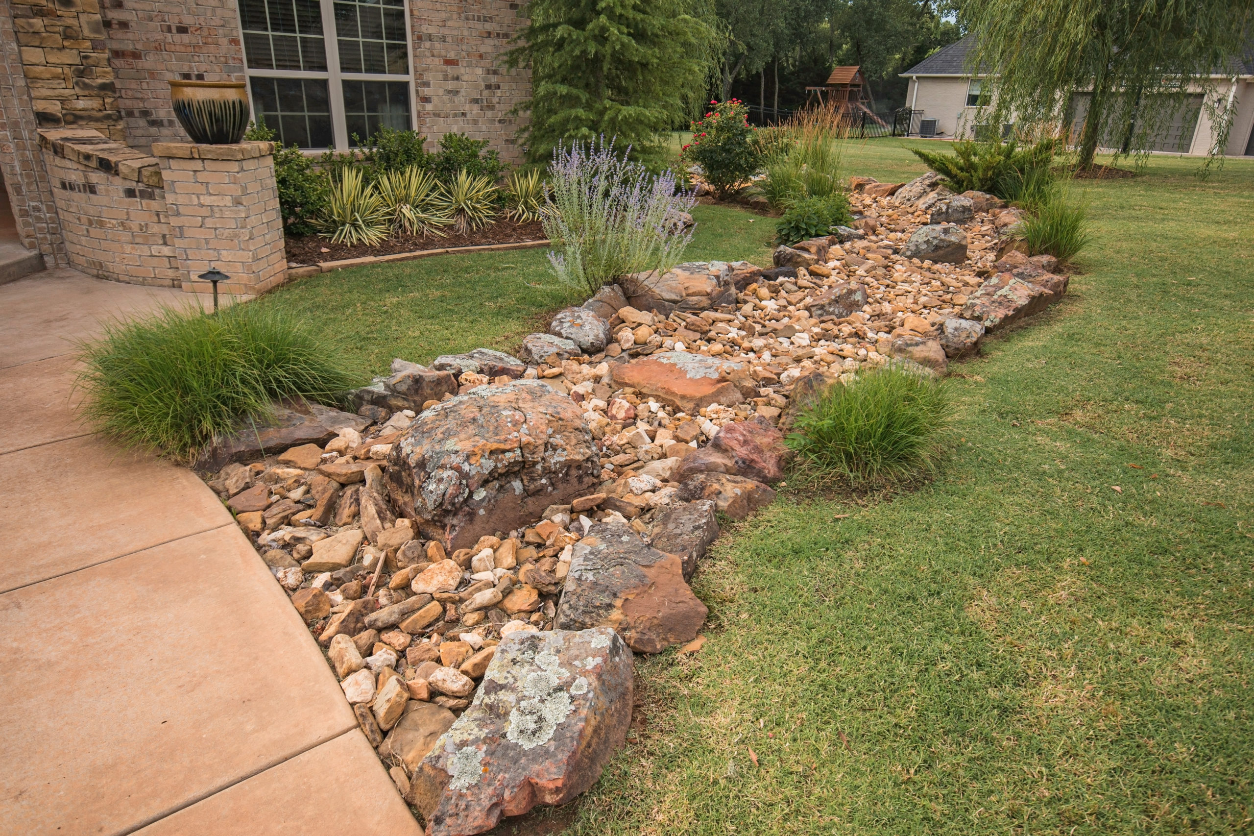 Dry Creek Riverbed Landscaping