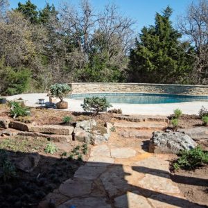 nelson landscaping residential hardscaping project