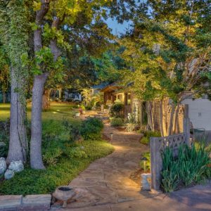 Front Walkway with Landscape lighting