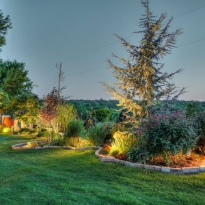 Landscaping with Hardscaping & Lighting