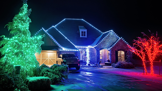Professional Christmas Lights Installation OKC - Home & Commercial