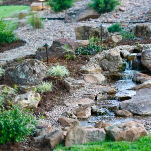 landscaped water feature OKC